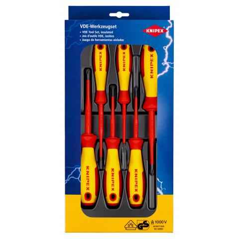 VDE SET OF SCREWDRIVERS S/PH/PZ 00 20 12 V04
