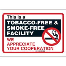 This Is A Tobacco-Free & Smoke-Free Facility We Appreciate Your Cooper