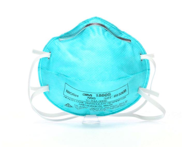 3M™ Health Care Particulate Respirator and Surgical Mask 1860S, Small, N95 120 EA/Case