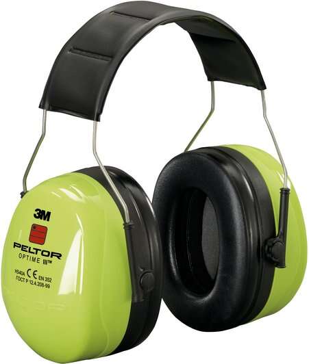 H540A-461-GB Optime 3 Hi-vis Ear Defenders