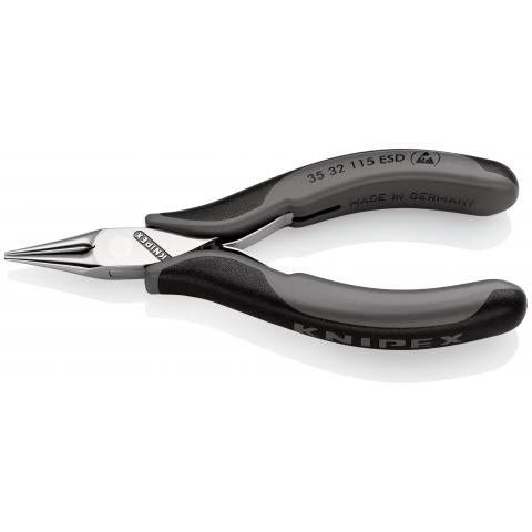 Knipex Electronics Pliers-Flat Wide Tips, ESD Handles