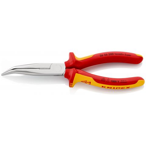 knipex Snipe Nose Side Cutting Pliers 26 26 200