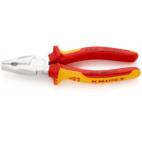 KNIPEX COMBINATION PLIERS 01 06 190