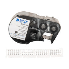 Brady Aggressive Adhesive Multi-Purpose Nylon Labels with Ribbon for BMP41 BMP51 - 0.5" x 1"| Buy online