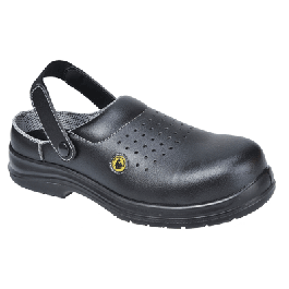 Portwest FC03 Compositelite™ ESD Perforated Safety Clog SB AE