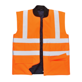 Portwest S469 Hi-Vis Reversible Bodywarmer