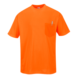 Portwest S578 Day-Vis Pocket Short Sleeve T-Shirt