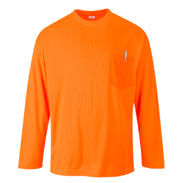 Portwest S579 Day-Vis Pocket Long Sleeve T-Shirt