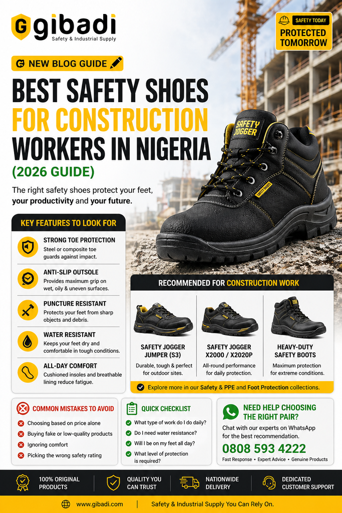 Best Safety Shoes for Construction Workers in Nigeria (2026 Guide)