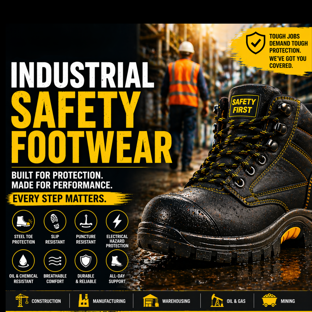 Industrial safety footwear
