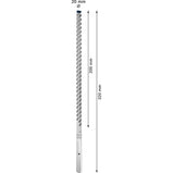 Bosch SDS max-4 Hammer Drill Bit 20 x 200 x 320 mm
