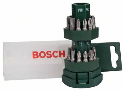 Bosch 25 Pcs Screwdriver Bit Set 2607019503