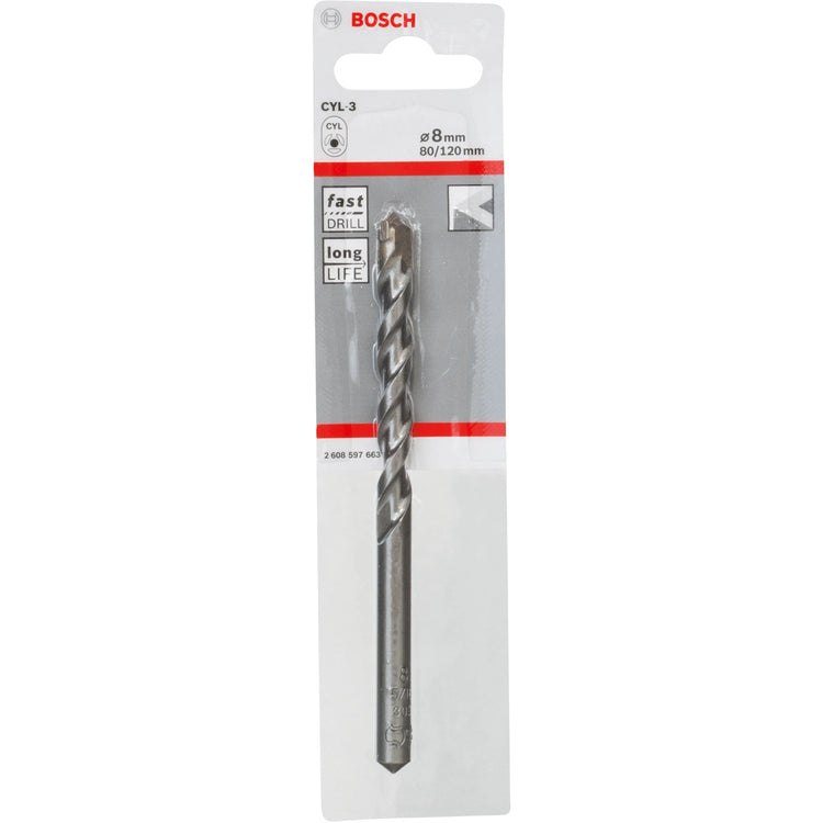 Bosch CYL-3 Concrete Drill Bit 8 mm