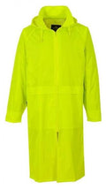 Portwest S438 Classic Adult Rain Coat - Waterproof Long Workwear Jacket