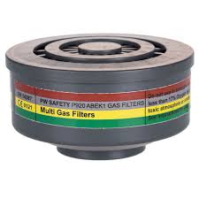 Portwest P950 ABEK1 Multi-Gas Filter - Screw-In Chemical Respirator Cartridges