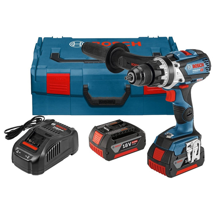 BOSCH GSB 18 V 85 C 18V LI ION PROFESSIONAL CORDLESS COMBI DRILL 2 X 5.0AH IN L BOXX 06019G0370 Buy online