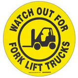 Brady WATCH OUT FOR FORK LIFT TRUCKS ToughStripe Floor Sign| Buy online