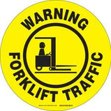 Brady WARNING FORKLIFT TRAFFIC ToughStripe Floor Sign| Buy online