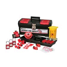 Brady Personal Electrical Lockout Toolbox Kit with 3 Padlocks| Buy Online