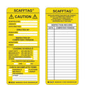 Brady SCAFFTAG CAUTION Scaffold Inspection Tag Inserts| Buy online