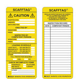 Brady SCAFFTAG CAUTION Scaffold Inspection Tag Inserts| Buy online