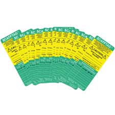 Brady SCAFFTAG Inserts: SCAFFTAG CAUTION SAFETY HARNESS REQUI: 1926.451(G)(1) EACH EMPLOY…| Buy online