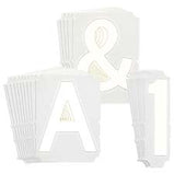 Brady 8" ToughStripe White Numbers and Letters| Buy Online