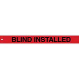 Brady Flag Style Blind Tag: BLIND INSTALLED| Buy online