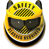 Brady Safety Glasses Required 3D Floor Sign| Buy online