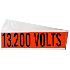 13,200 Volts Conduit and Voltage Labels| Buy online