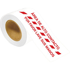 Brady Area De Alto Contacto Por Favor Lave Sus Manos Floor Tape| Buy Online