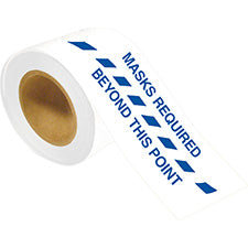 Brady Masks Required Beyond This Point Floor Tape| Buy Online
