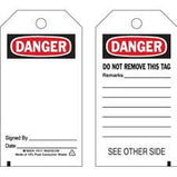 Brady Accident Prevention Tags - (DANGER)| Buy online