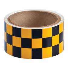 Brady Reflective Checked Tape| Buy Online
