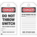 Brady Accident Prevention Tags - DO NOT THROW SWITCH| Buy online