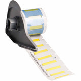 Brady PermaSleeve Heat Shrink Wire and Cable Labels, 1/8" Dia, for BMP71 - 1", Yellow