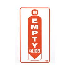 Empty Cylinder Sign | Buy Online