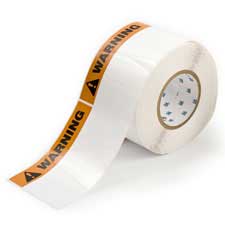 Brady 3" Core High Adhesion Glossy Polyester Preprinted Header Labels| Buy Online