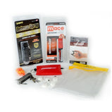 Zoll® B00UCID5YS Personal Protection Kit - One Person Self Defense Bag - Pepper Spray, UV Marking Dye, Defensive Keychain, Alarm & More